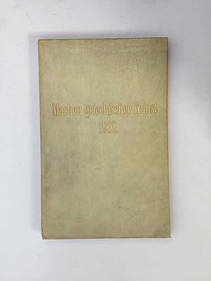 Masken griechischer Kunst 1906 (Deckeltitel 1907). Handschrift auf handgeschöpftem Bütten. Inhalt...