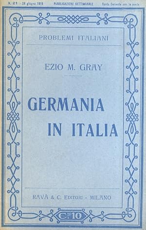 Seller image for Germania in Italia. for sale by Libreria Oreste Gozzini snc