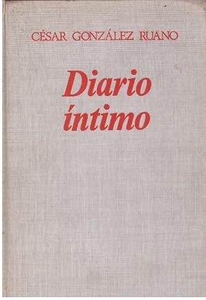 Seller image for DIARIO INTIMO. for sale by Llibres de Companyia