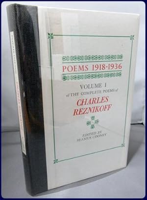 Seller image for POEMS 1918-1936. VOLUME 1 OF THE COMPLETE POEMS OF CHARLES REZINKOFF for sale by Parnassus Book Service, Inc