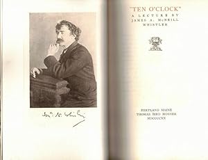 Immagine del venditore per Ten O'Clock: A Lecture venduto da LEFT COAST BOOKS