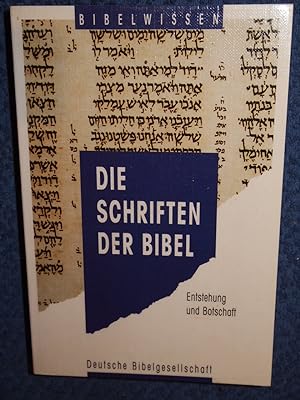 Immagine del venditore per Die Schriften der Bibel : Entstehung und Botschaft. venduto da Versandantiquariat Ingo Lutter