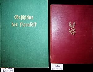 Image du vendeur pour Geschichte der Heraldik : (Wappenwesen, Wappenkunst, Wappenwissenschaft) (=Reprogr. Nachdr. d. Ausg. Nrnberg 1885 - 1889 (1890)) (=J. Siebmacher's groes Wappenbuch ; A) DABEI: Berchem, Egon Freiherr von / Galbreath, Donald Lindsay / Hupp, Otto: Beitrge zur Geschichte der Heraldik. (=Schriftenreihe der Reichsstelle fr Sippenforschung ; 3. Band) Berlin Verl. fr Standesamtswesen 1939 mis en vente par ANTIQUARIAT.WIEN Fine Books & Prints