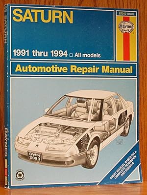 Saturn Automotive Repair Manual 1991 thru 1994, All Models