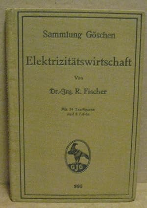 Bild des Verkufers fr Elektrizittswirtschaft. (Sammlung Gschen 995) zum Verkauf von Nicoline Thieme