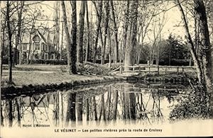 Ansichtskarte / Postkarte Le Vésinet Yvelines, Les petites rivières près la route de Croissy