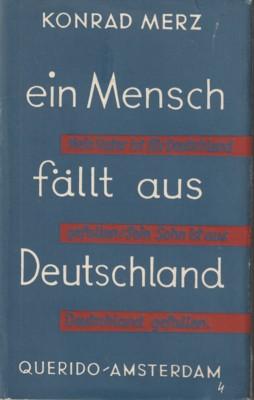 Bild des Verkufers fr Ein Mensch fllt aus Deutschland. zum Verkauf von Galerie Joy Versandantiquariat  UG (haftungsbeschrnkt)