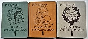 Bild des Verkufers fr Modernes Schauspielbuch / Klassisches Schauspielbuch / Klassisches Opernbuch zum Verkauf von Das Bchergespann