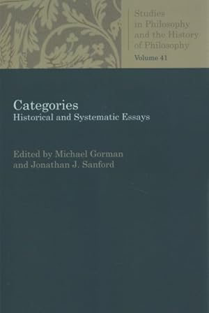 Immagine del venditore per Categories : Historical and Systematic Essays venduto da GreatBookPrices