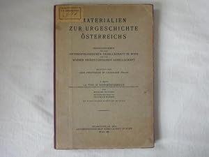 Bild des Verkufers fr La Tne in Niedersterreich. Eine Zusammenfassende Darstellung Aufgrund Des Inventars Verfasst. zum Verkauf von Malota