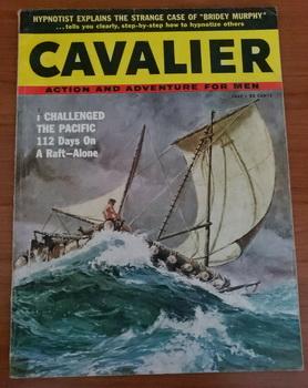 CAVALIER July 1956 Lionel White Frank McCarthy Hypnotist M-1 Rifle Garand Crichton Civil War Spy ...