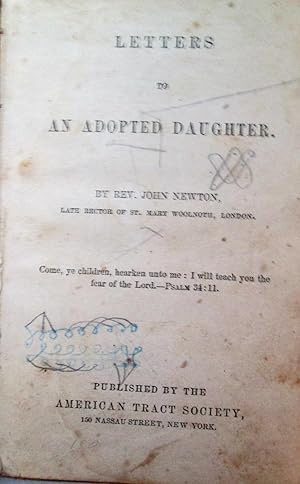 Immagine del venditore per Letters to an Adopted Daughter venduto da A Different Chapter