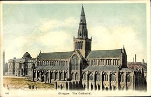 Bild des Verkufers fr Ansichtskarte / Postkarte Glasgow Schottland, The Cathedral, Kathedrale zum Verkauf von akpool GmbH