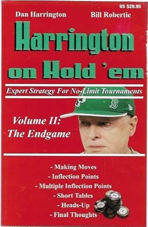 Bild des Verkufers fr Harrington on Hold 'em : Expert Stratregy For No-Limit Tournaments. Volume II: The Endgame. zum Verkauf von City Basement Books