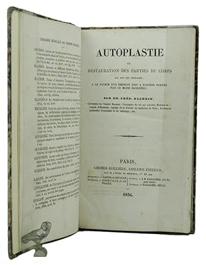 Seller image for AUTOPLASTIE for sale by Kay Craddock - Antiquarian Bookseller