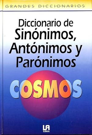 Seller image for DICCIONARIO DE SINNIMOS, ANTNIMOS Y PAPNIMOS COSMOS. for sale by Librera Smile Books