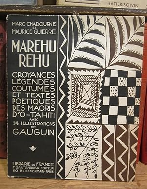 Marehurehu, entre le jour et la nuit. Croyances, légendes, coutumes et textes poétiques des Maori...