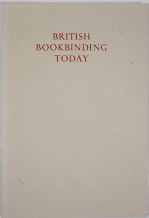 BRITISH BOOKBINDING TODAY