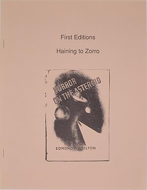 Bild des Verkufers fr First Editions: 'A Thousand and One Nights of Reading' Haining to Zorro zum Verkauf von Powell's Bookstores Chicago, ABAA