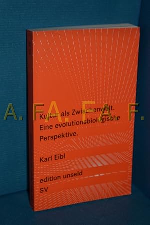 Bild des Verkufers fr Kultur als Zwischenwelt : eine evolutionsbiologische Perspektive Karl Eibl / Edition Unseld , 20 zum Verkauf von Antiquarische Fundgrube e.U.