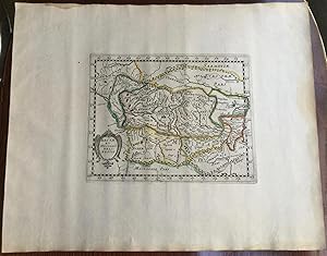 DACIAE ET MYSIARU(M) DELINEATIO. Theatrum geographique Europae veteris. Carte de la Dacie ancienne.