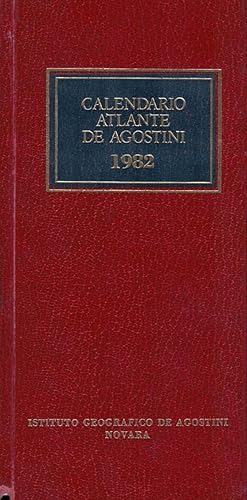 Immagine del venditore per CALENDARIO ATLANTE DE AGOSTINI 1982. venduto da Librera Torren de Rueda