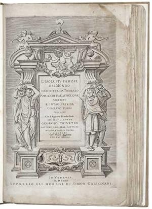 Seller image for L'Isole piu Famose del Mondo Descritte da Thomaso Porcacchi da Castiglione Arrentino e intagliate da Girolamo Porro Con l'Aggiunta di molte Isole. for sale by Altea Antique Maps