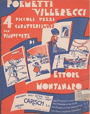 Poemetti villerecci. 4 pezzi caratteristici per Pianoforte: Montanina (canzonetta)