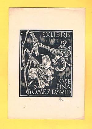 Exlibris Josefina Gomez-David.