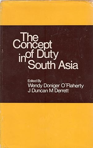 Image du vendeur pour The Concept of Duty in South Asia mis en vente par A Cappella Books, Inc.