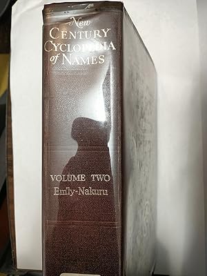 Immagine del venditore per The New Century Cyclopedia Of Names Volume II Emily-Nakura venduto da Early Republic Books