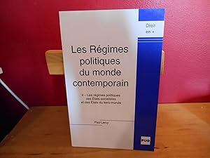 Image du vendeur pour LES REGIMES POLITIQUES DU MONDE CONTEMPORAIN T.2 ; LES REGIMES POLITIQUES DES ETATS SOCIALISTES ET DES ETATS DU TIERS-MONDE mis en vente par La Bouquinerie  Dd