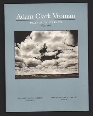 Seller image for Adam Clark Vroman: Platinum Prints 1895-1904 for sale by Ken Sanders Rare Books, ABAA