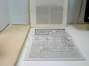 Amerikanisches Flugblatt 1945, Zeitungsdruck , Institut für Stadtgeschichte Frankfurt