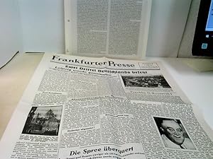 "Frankfurter Presse" 21. April 1945 , Institut für Stadtgeschichte Frankfurt