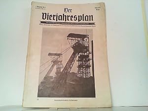 Bild des Verkufers fr Der Vierjahresplan 2. Jahrgang Nr. 6. Juni 1938. Zeitschrift fr nationalsozialistische Wirtschaftspolitik mit den amtlichen Mitteilungen des Beauftragten fr den Vierjahresplan Ministerprsident Reichsmarschall Gring. zum Verkauf von Antiquariat Ehbrecht - Preis inkl. MwSt.