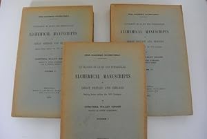 Imagen del vendedor de Catalogue of Latin and Vernacular Alchemical Manuscripts in Great Britain and Ireland, Dating from before the XVI Century. a la venta por Antiquariat Bookfarm