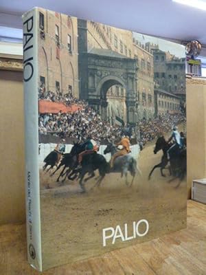 Image du vendeur pour Palio - Mit der Wiederverffentlichung der Untersuchung von Giovanni Cecchini "Palio und Contraden in ihrer historischen Entwicklung", 1958 Aufnahmen von Pepi Merisio, Deutsch von Brigitte Szabo-Bechstein, mis en vente par Antiquariat Orban & Streu GbR