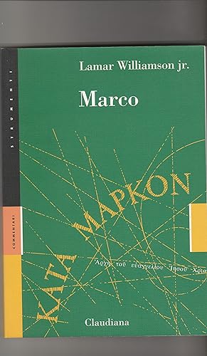 Seller image for Marco. for sale by Libreria Gull