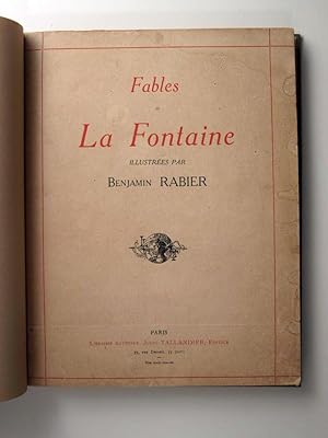 Seller image for Fables de La Fontaine. 1re partie for sale by Librairie Aubry