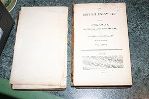 Bild des Verkufers fr The British Essayists; With Prefaces, Historical And Biographical Vol. XXXXVII zum Verkauf von SGOIS