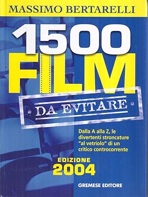 Bild des Verkufers fr 1500 film da evitare zum Verkauf von Librodifaccia