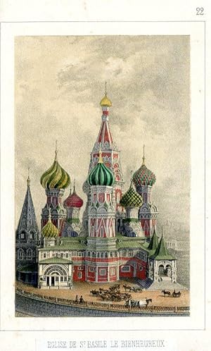 Image du vendeur pour Histoire pittoresque de l'architecture en Russie. Suivie d'un aperu sur le climat, les moeurs et le dveloppement de la civilisation dans ce pays. Ouvrage orn de 55 dessins lithographis et d' 1 carte generale de la Russie d'Europe. mis en vente par Antiquariat & Buchhandlung Rose