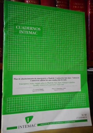 Cuadernos INTEMAC - PLAN DE ABASTECIMIENTO DE EMERGENCIA A MADRID. CONDUCCIÓN SAN JUAN-VALMAYOR ....