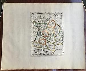 Carte de l'Aquitaine ancienne. Theatrum geographique Europae veteris.
