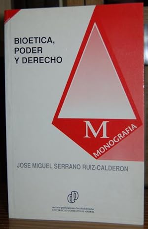 Seller image for BIOETICA, PODER Y DERECHO for sale by Fbula Libros (Librera Jimnez-Bravo)