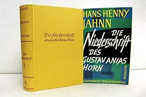 Immagine del venditore per Die Niederschrift des Gustav Anias Horn nachdem er neunundvierzig alt geworden war. Fluss ohne Ufer. Roman in drei Teilen. Hier: Zweiter Teil. Band I. venduto da Antiquariat Bler