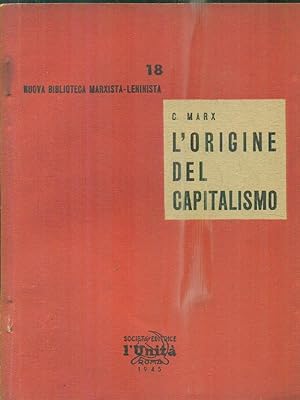 Bild des Verkufers fr L'origine del capitalismo zum Verkauf von Librodifaccia