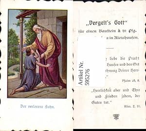 Seller image for 595276,Andachtsbild Heiligenbild Der verlorene Sohn Vergelts Gott Aletshausen for sale by Versandhandel Lehenbauer