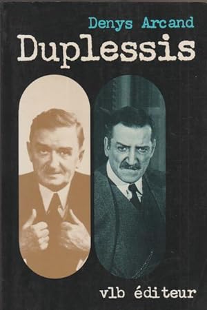Immagine del venditore per Duplessis venduto da Livres Norrois